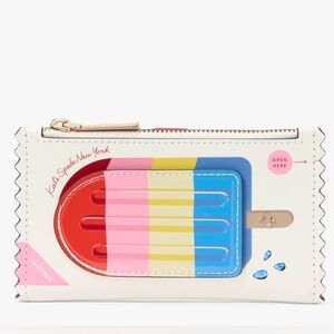 KATE SPADE SNACK BAR POPSICLE SMALL BIFOLD WALLET - NWT